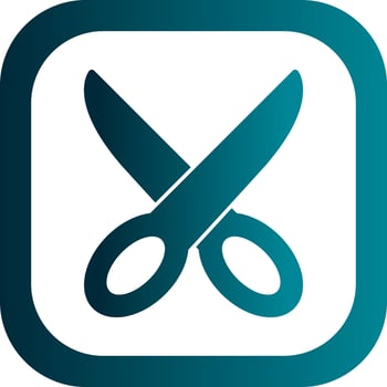 Scissors Vector Icon Design