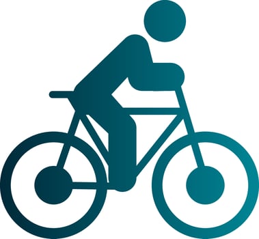 Cycling Vector Icon Design