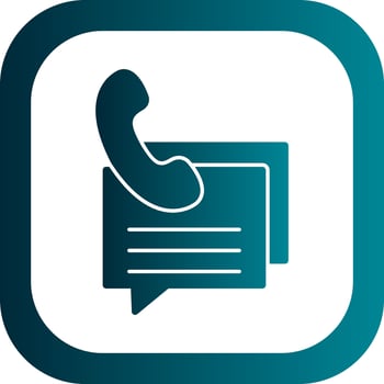 Phone Support Vector Icon Design