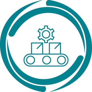 Conveyor Belt Vector Icon