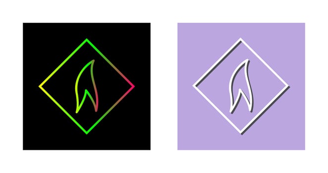 Flammable Material Vector Icon