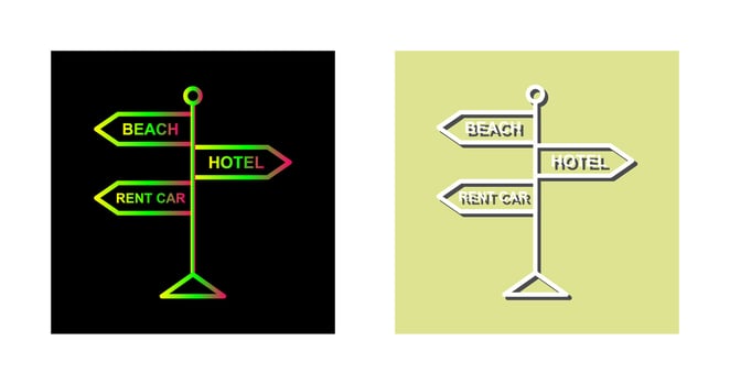 Signboard Vector Icon