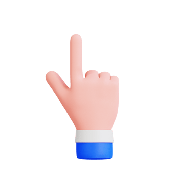 Hand Gesture Vol 1 3D Icon png