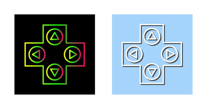 Unique Gaming Control Vector Icon