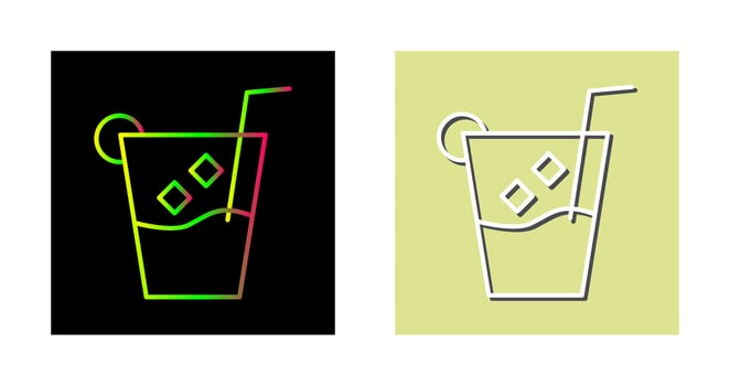 Unique Whiskey Sour Vector Icon