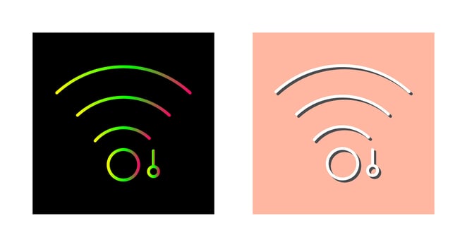 Unique WiFi Sign Vector Icon
