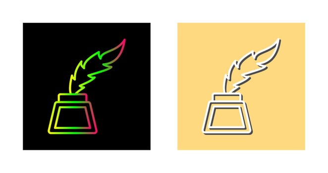 Inkwell Vector Icon