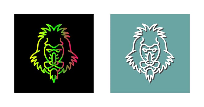 Mandrill Vector Icon
