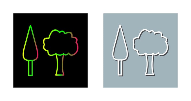 Trees Vector Icon