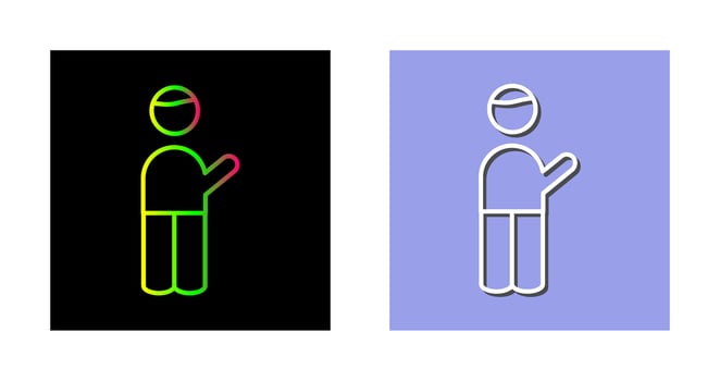 Museum Guide Vector Icon