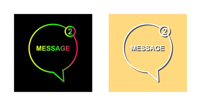 Message Bubbles Vector Icon