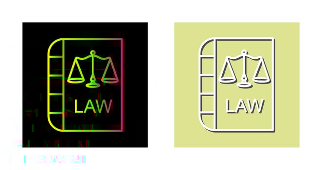 Law and Order Vector Icon