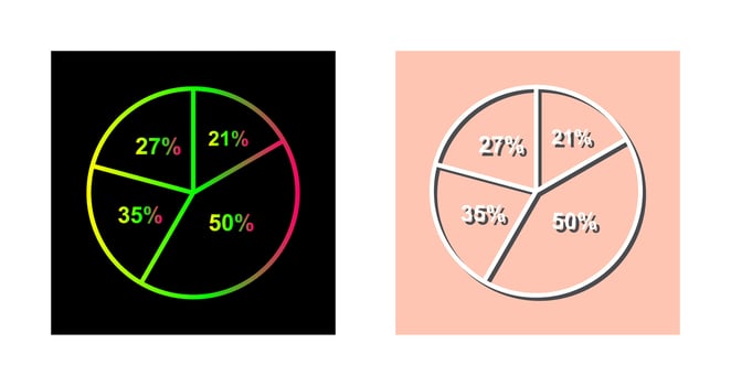 Pie Chart Vector Icon