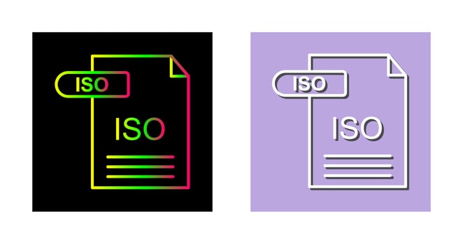 ISO Vector Icon