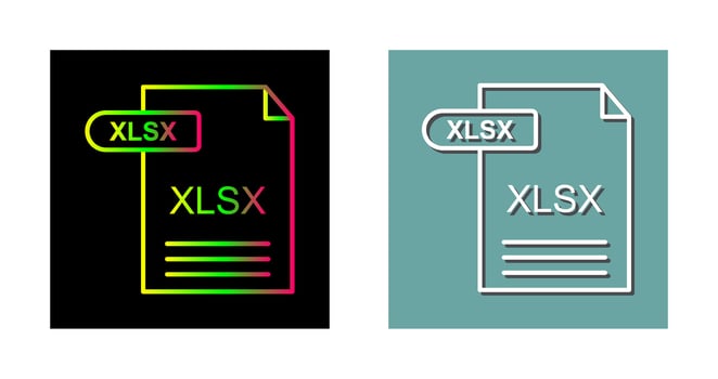 XLSX Vector Icon