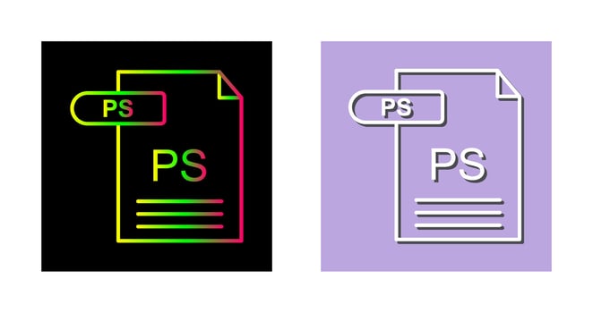 PS Vector Icon
