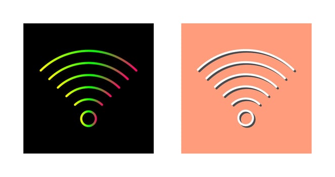 Signal on User Vector Icon