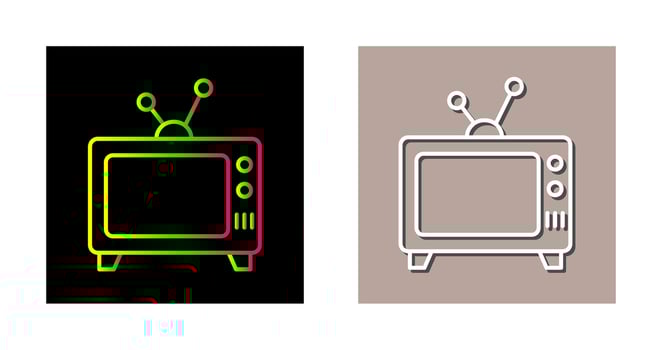 Television Vector Icon