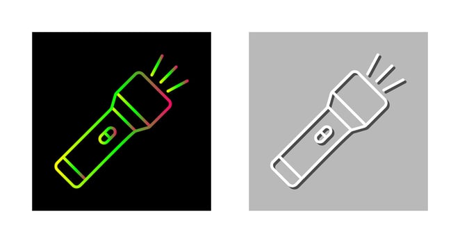Flashlight Vector Icon
