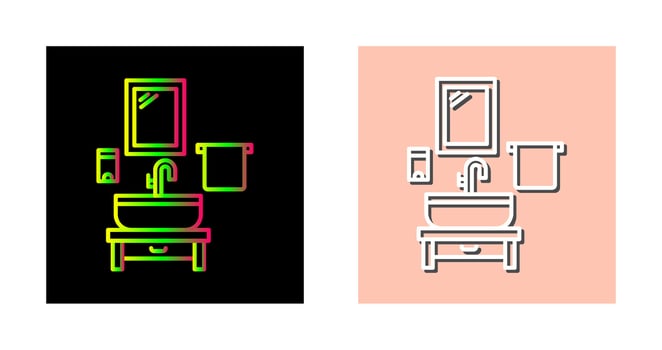 Washbasin Vector Icon