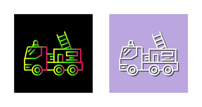 Fire Truck Vector Icon
