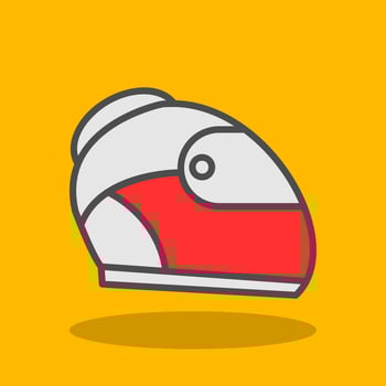 Helmet Vector Icon Design