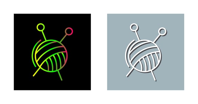 Knitting Vector Icon