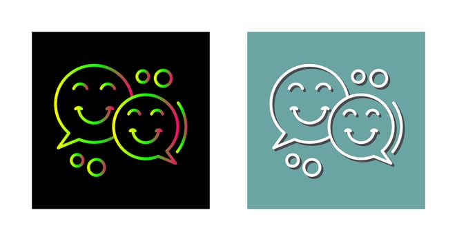 Chatting Vector Icon