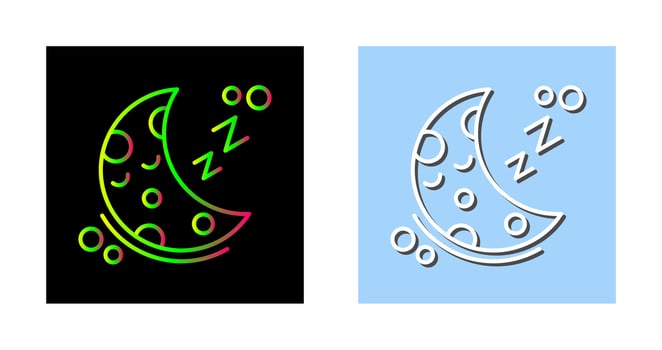 Sleeping Vector Icon