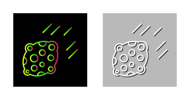 Asteroid Vector Icon