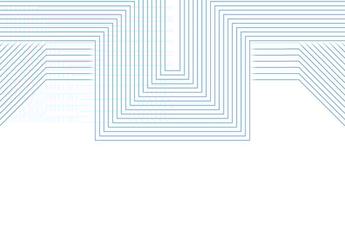 Blue white minimal lines abstract futuristic tech background vector