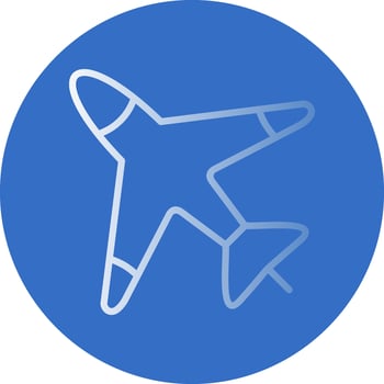 Plane Vector Icon Design