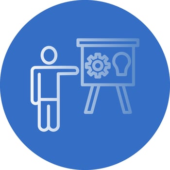 Training Vector Icon Design