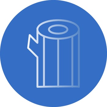 Log Vector Icon Design