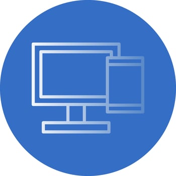 Device Compatibility Vector Icon Design