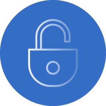 Unlock Vector Icon Design
