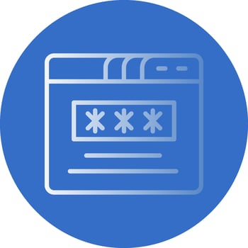 Password Vector Icon Design