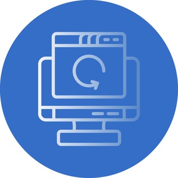 Landing Page Vector Icon Design