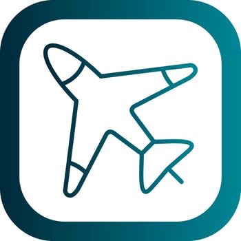 Plane Vector Icon Design