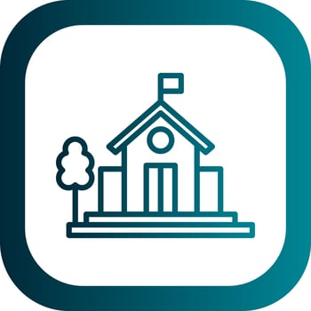 School Vector Icon Design