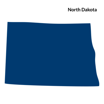 North Dakota map. Map of North Dakota. USA map png