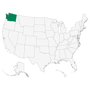 Washington Map. Map of Washington. USA map png