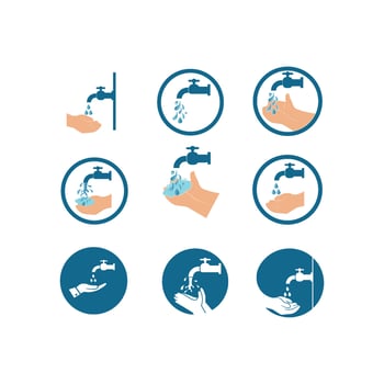washing hands icon vector design