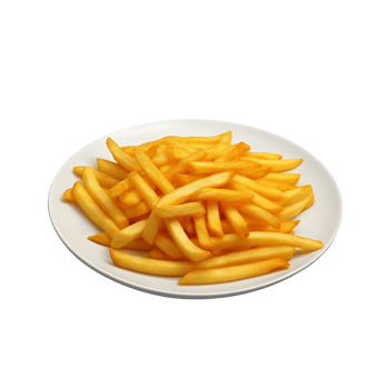 French fries no background png