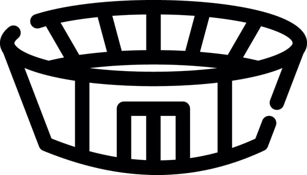 Stadium Creative Icon Design vector
