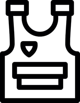 Police Vest Creative Icon Design vector