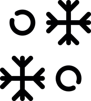 Snowflake Creative Icon Design vector