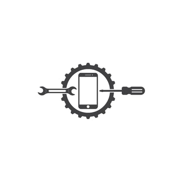 smartphone logo icon vector illustration design