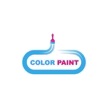 paint brush  vector icon illustration