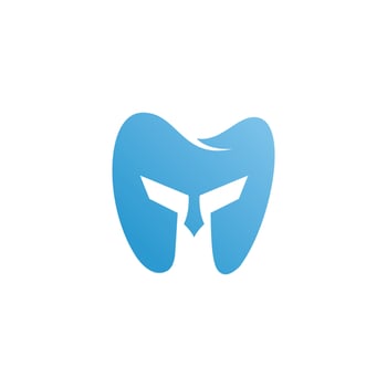 Spartan Dental Logo Vector Design Template